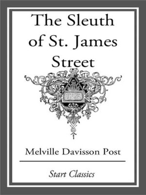 cover image of The Sleuth of St. James Street